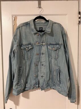 GAP Light Blue Classic Denim Jacket, XXL